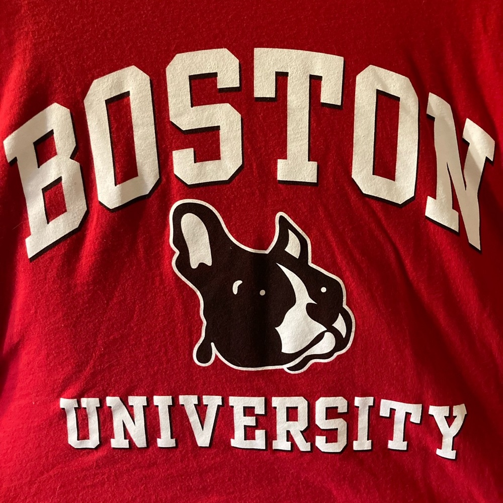Long sleeves Boston University BU Shirt